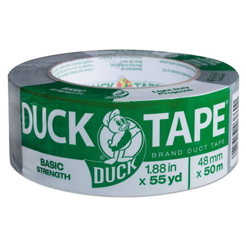 Duck® Utility Grade Tape, 1.88" x 55yds, 3" Core, Gray
