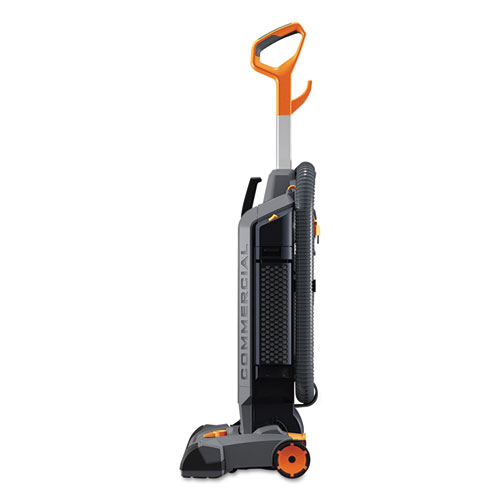 Image of HushTone Vacuum Cleaner with Intellibelt, 13" Cleaning Path, Gray/Orange
