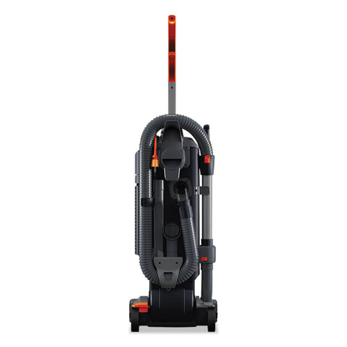 Image of HushTone Vacuum Cleaner with Intellibelt, 13" Cleaning Path, Gray/Orange