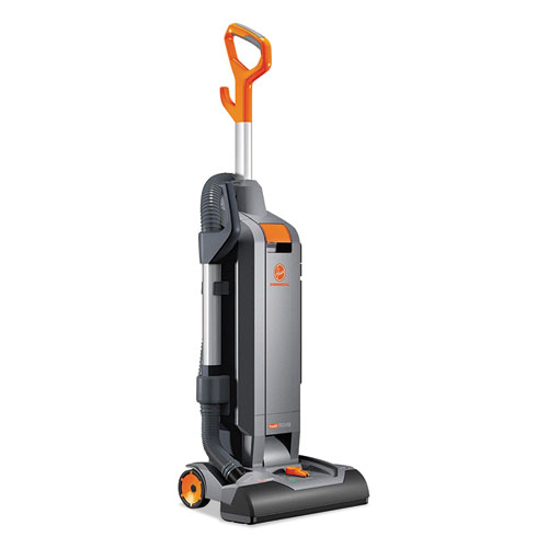 Image of HushTone Vacuum Cleaner with Intellibelt, 15" Cleaning Path, Gray/Orange