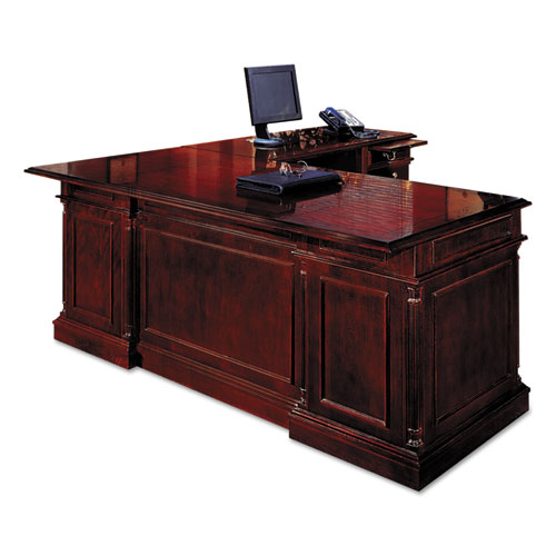 Keswick Collection Left Pedestal Desk, 72w X 36d X 30h, Cherry