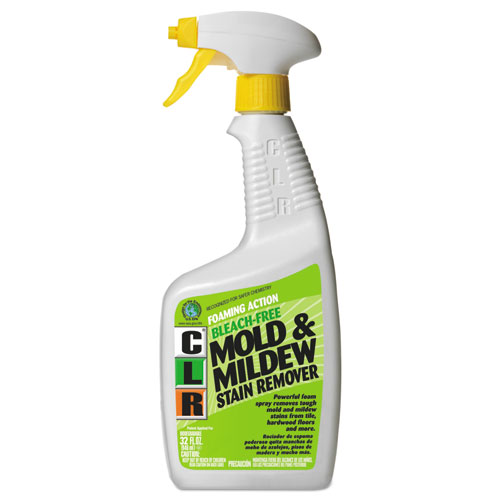 CLR® Bleach Free Mold & Mildew Stain Remover, 32 oz Spray Bottle, 6/CT