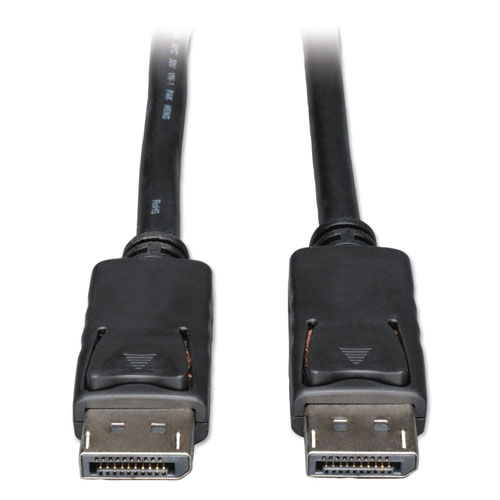 DISPLAYPORT CABLE WITH LATCHES (M/M), 4K X 2K 3840 X 2160 @ 60HZ, 6 FT.