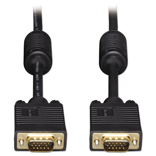 VGA COAXIAL HIGH-RESOLUTION MONITOR CABLE WITH RGB COAXIAL (HD15 M/M), 50 FT.