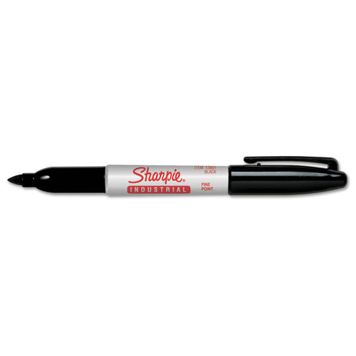 Image of Sharpie® Industrial Permanent Marker Value Pack, Fine Bullet Tip, Black
