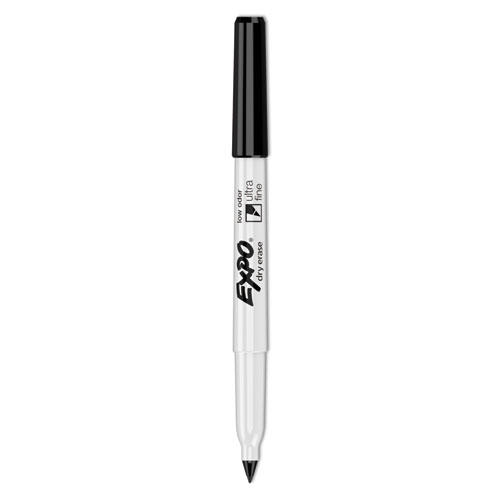DRY WIPE BLACK BULLET TIP White Board marker pens Drywipe Markers Fine Thin  Tip