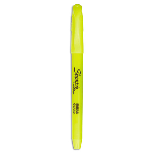Image of Sharpie® Pocket Style Highlighter Value Pack, Yellow Ink, Chisel Tip, Yellow Barrel, 36/Pack