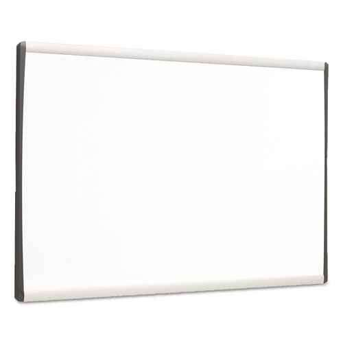 ARC Frame Cubicle Dry Erase Board, 24 x 14, White Surface, Silver Aluminum Frame