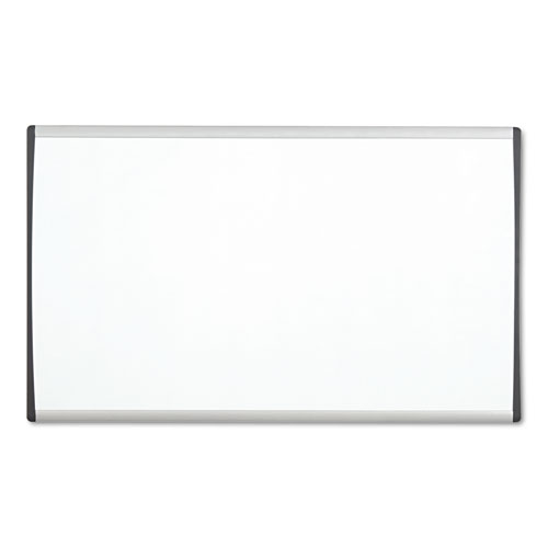 Dry Erase Board with Aluminum Frame, 36 x 24, Melamine White Surface,  Silver Aluminum Frame
