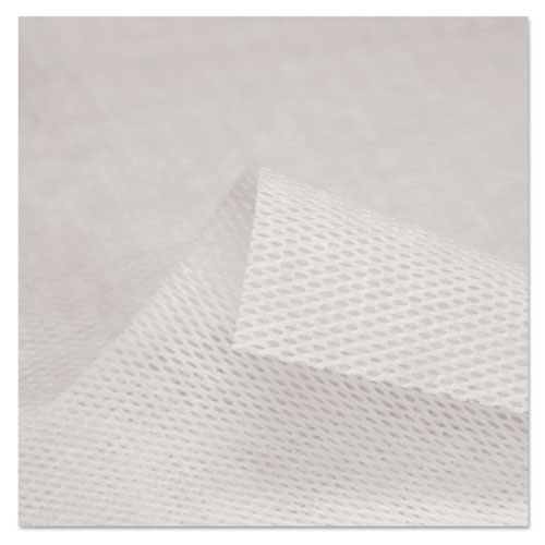 Image of Chix® Masslinn Shop Towels, 1-Ply, 12 X 17, Unscented, White, 100/Pack, 12 Packs/Carton