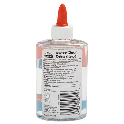 Image of Washable School Glue, 5 oz, Dries Clear