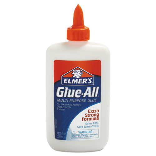 Glue-All White Glue, 7.63 oz, Dries Clear | by Plexsupply