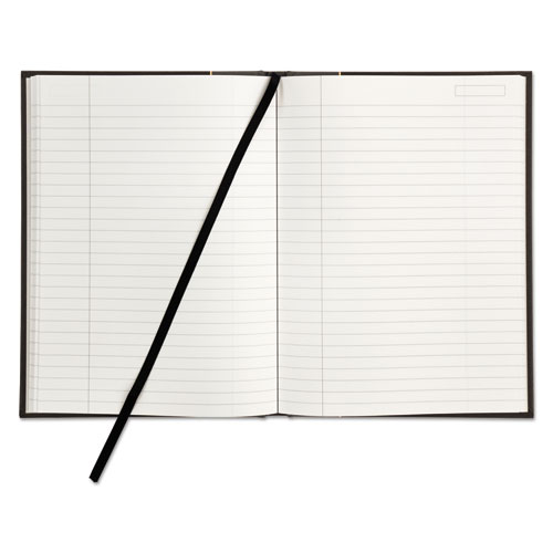 Image of Royale Casebound Business Notebooks, 1-Subject, Medium/College Rule, Black/Gray Cover, (96) 8.25 x 5.88 Sheets