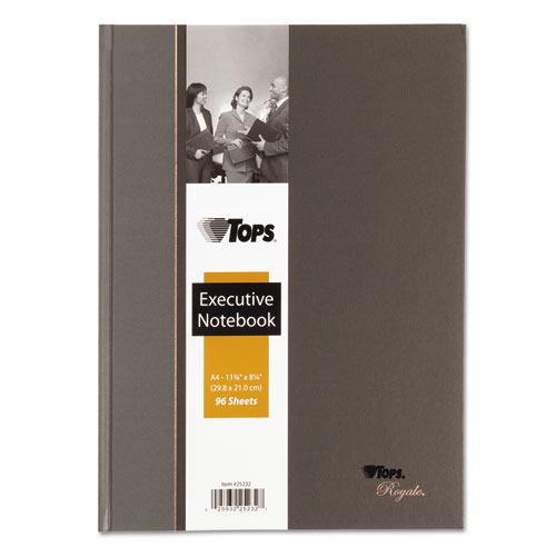TOPS™ Royale Business Casebound Notebook, Legal/Wide, 11 3/4 x 8 1/4