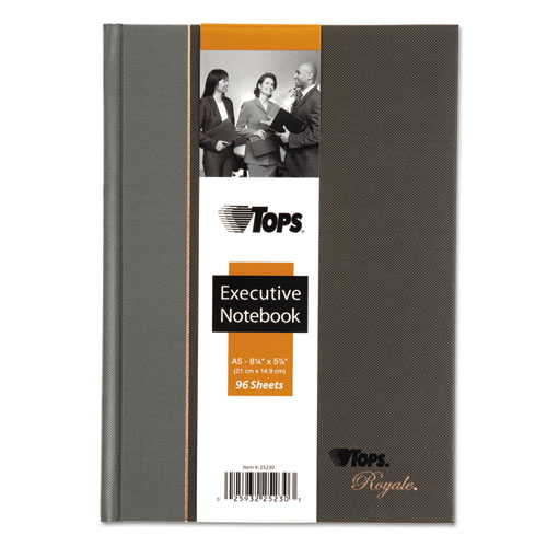 TOPS™ Royale Business Casebound Notebook, Legal/Wide, 8 1/4 x 5 7/8, 96