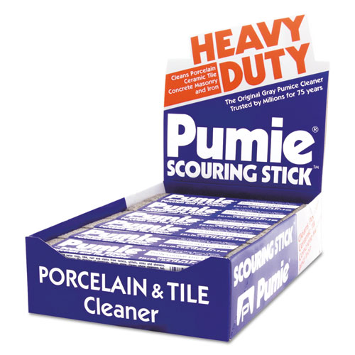 Image of Pumie® Scouring Stick, 6.75 X 1.25, Gray, Dozen