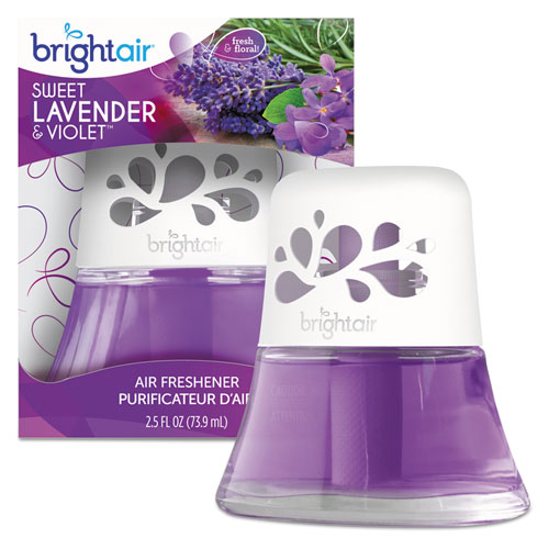 Image of Bright Air® Scented Oil Air Freshener Sweet Lavender And Violet, 2.5 Oz, 6/Carton