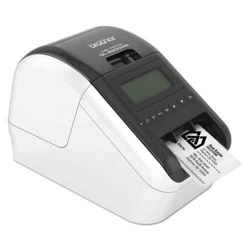 QL-820NWB Professional Ultra Flexible Label Printer, 110 Labels/min Print Speed, 5 x 9.37 x 6