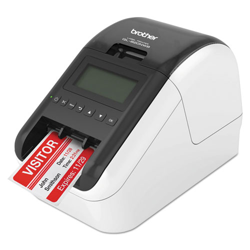 Image of QL-820NWB Professional Ultra Flexible Label Printer, 110 Labels/min Print Speed, 5 x 9.37 x 6