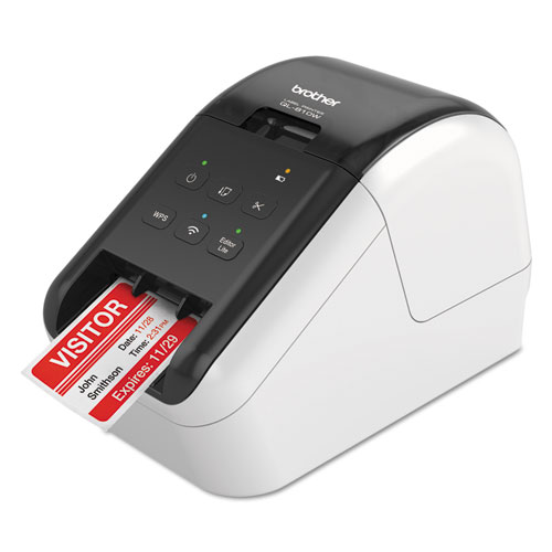Image of Brother Ql-810W Ultra-Fast Label Printer With Wireless Networking, 110 Labels/Min Print Speed, 5 X 9.38 X 6