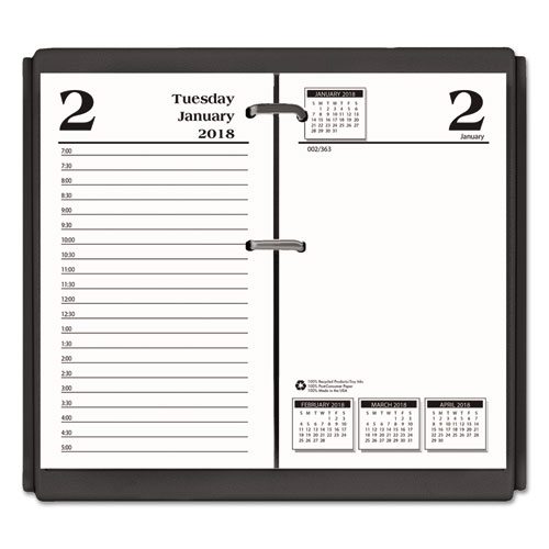 House Of Doolittle Economy Daily Desk Calendar Refill 3 1 2w X 6h 