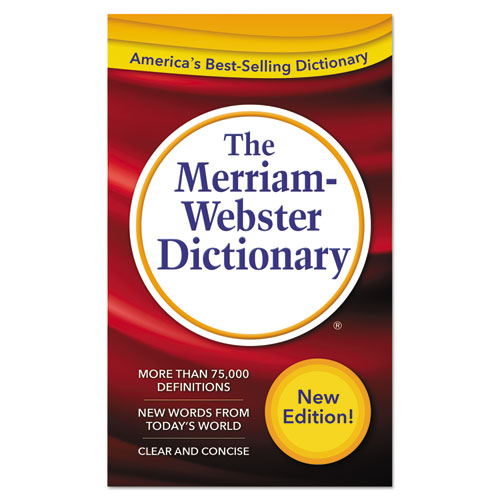 The Merriam-Webster Dictionary, 11th Edition, Paperback, 960 Pages | by Plexsupply