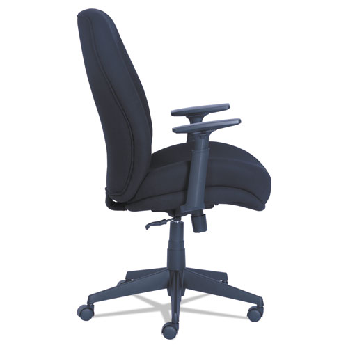 Baldwyn Series Mid Back Task Chair, Supports Up to 275 lb, 19" to 22" Seat Height, Black