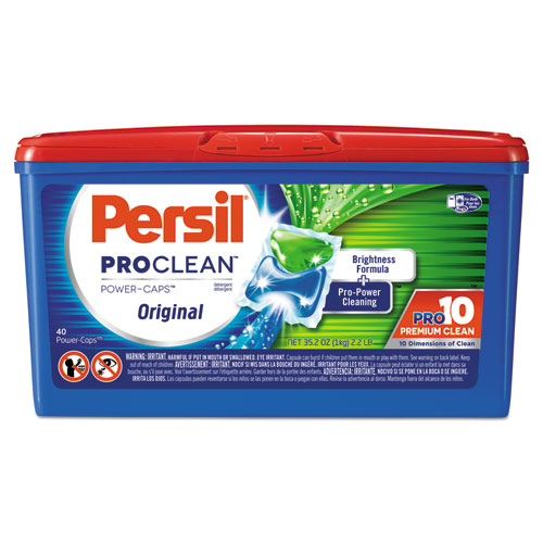 Persil® ProClean Power-Caps Detergent Capsules, Original Scent, 40/Box