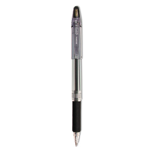 Zebra® Jimnie Roller Ball Stick Gel Pen, Black Ink, Medium, 24/Box