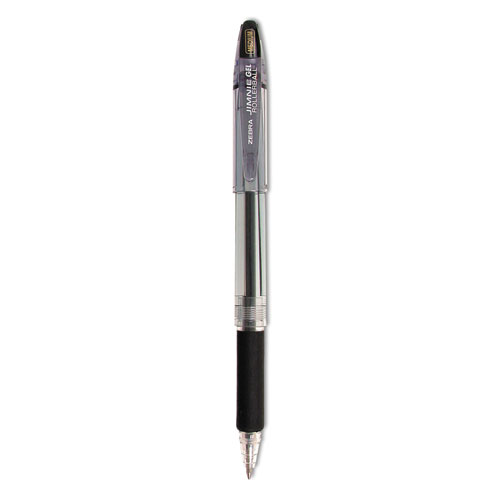 Image of Zebra® Jimnie Gel Pen Value Pack, Stick, Medium 0.7 Mm, Black Ink, Smoke Barrel, 24/Box