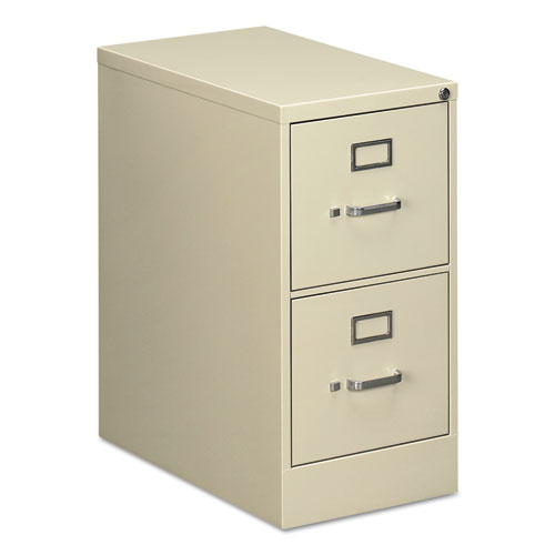 Alera® Two-Drawer Economy Vertical File, 2 Letter-Size File Drawers, Putty, 15" x 25" x 28.38"
