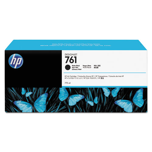 HP 761, (CM997A) Matte Black Original Ink Cartridge - Egyptian