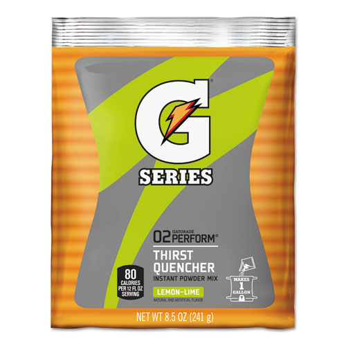 Gatorade® Original Powdered Drink Mix, Lemon-Lime, 8.5Oz Packets, 40/Carton