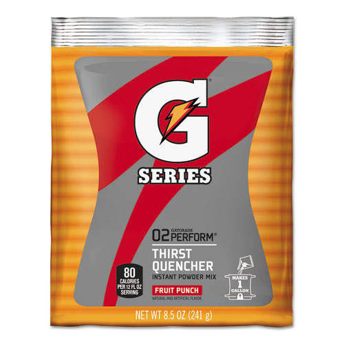 Gatorade® Original Powdered Drink Mix, Fruit Punch, 8.5oz Packets, 40/Carton