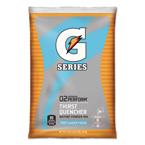 Gatorade® Original Powdered Drink Mix, Glacier Freeze, 51Oz Packet, 14/Carton