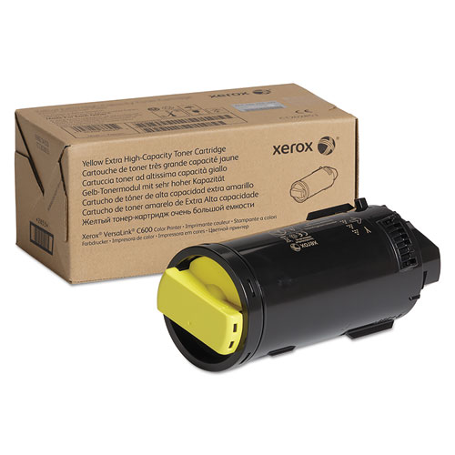 106R04008 Extra High-Yield Toner, 16,800 Page-Yield, Yellow, TAA Compliant