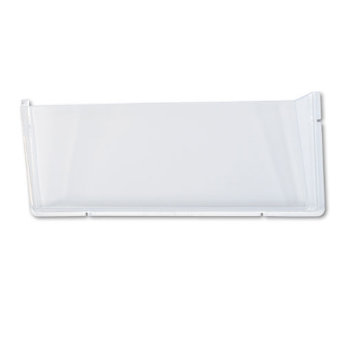 Unbreakable DocuPocket Wall File, Legal, 17 1/2 x 3 x 6 1/2, Clear | by Plexsupply