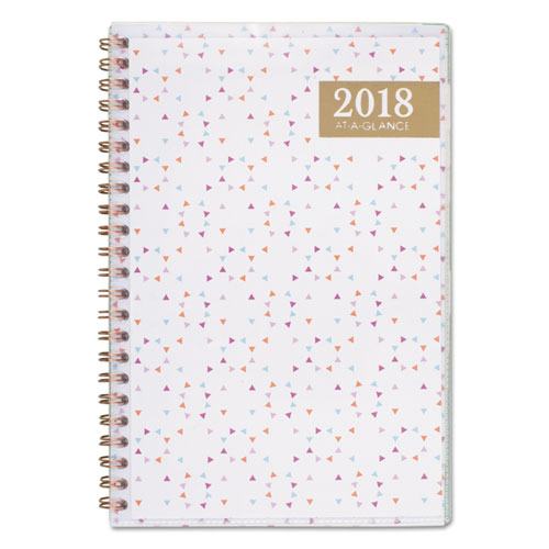 AT-A-GLANCE® Spritz Weekly Monthly Planner, 8 1/2 x 11, White