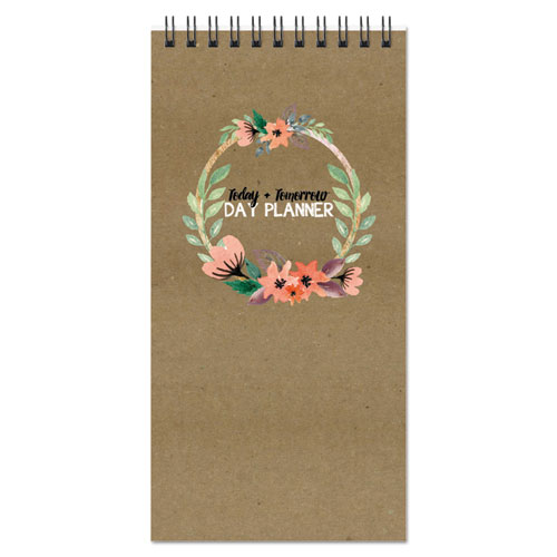 TF Publishing Flora Non-Dated Day Planner, 8 1/2 x 4 x 3/4, Assorted