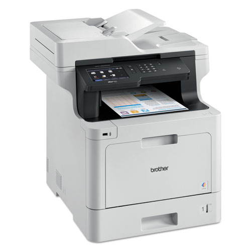 Image of MFCL8900CDW Business Color Laser All-in-One Printer with Duplex Print, Scan, Copy and Wireless Networking