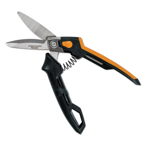 Fiskars® PowerArc Utility Snips, Orange