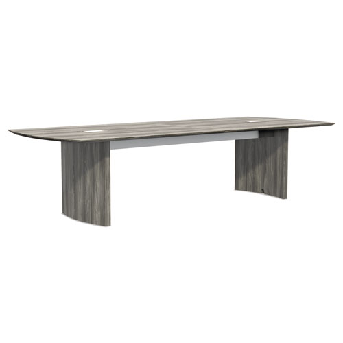 Image of Medina Series Conference Table Modesty Panels, 82.5w x 0.63d x 11.8h, Gray Steel