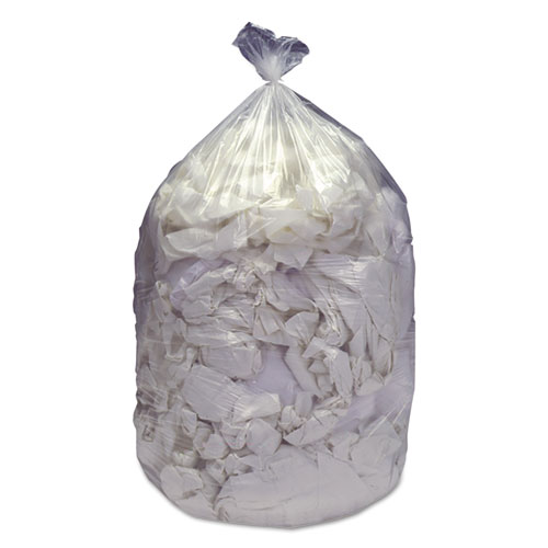 8105016589832, SKILCRAFT Low Density Trash Can Liners, 16 gal, 0.35 mil, 24" x 32", Clear, 500/Box