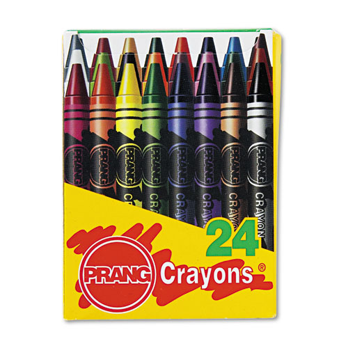 Prang® Crayons Made with Soy, 24 Colors/Box