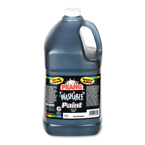 Washable Paint, Black, 1 gal Bottle