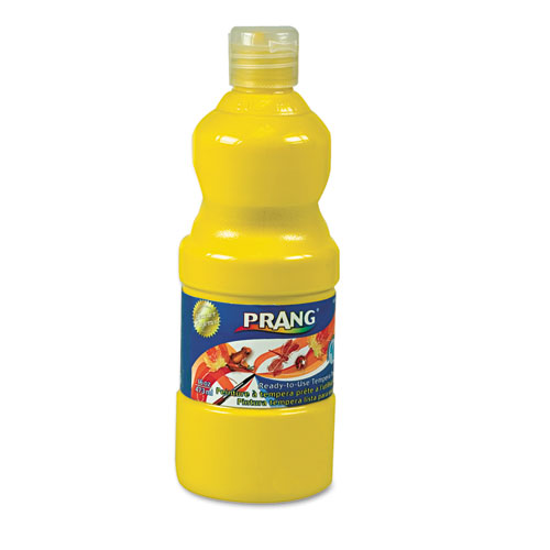 Prang® Washable Paint, Yellow, 16 Oz Dispenser-Cap Bottle