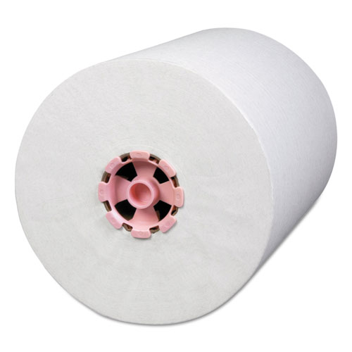 Image of Control Slimroll Towels, 8" x 580 ft, White/Pink Core, Traditional Business, 6/Carton