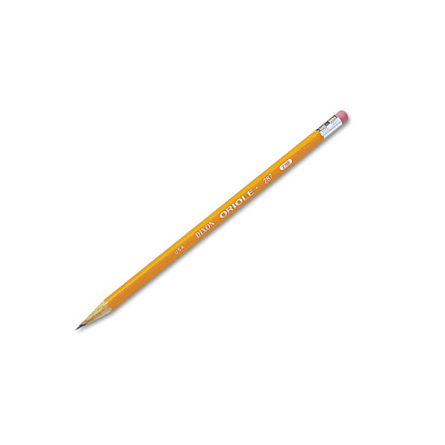 Oriole Pencil Value Pack, HB (#2), Black Lead, Yellow Barrel, 72/Pack