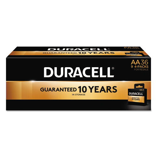 Duracell® CopperTop Alkaline Batteries, AA, 36/PK