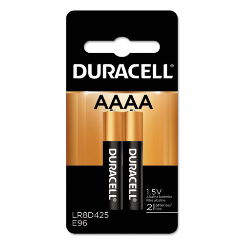 Duracell® Specialty Alkaline AAAA Batteries, 1.5 V, 2/Pack